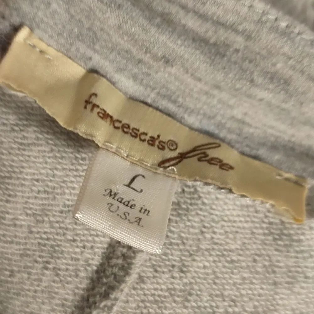Francesca's Free Terry Jacket  - Picture 8 of 9